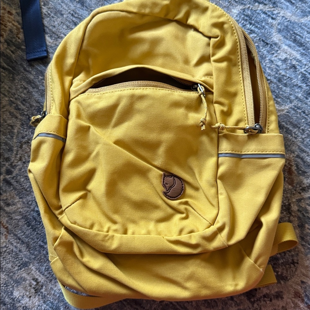 Fjallraven Yellow Backpack
